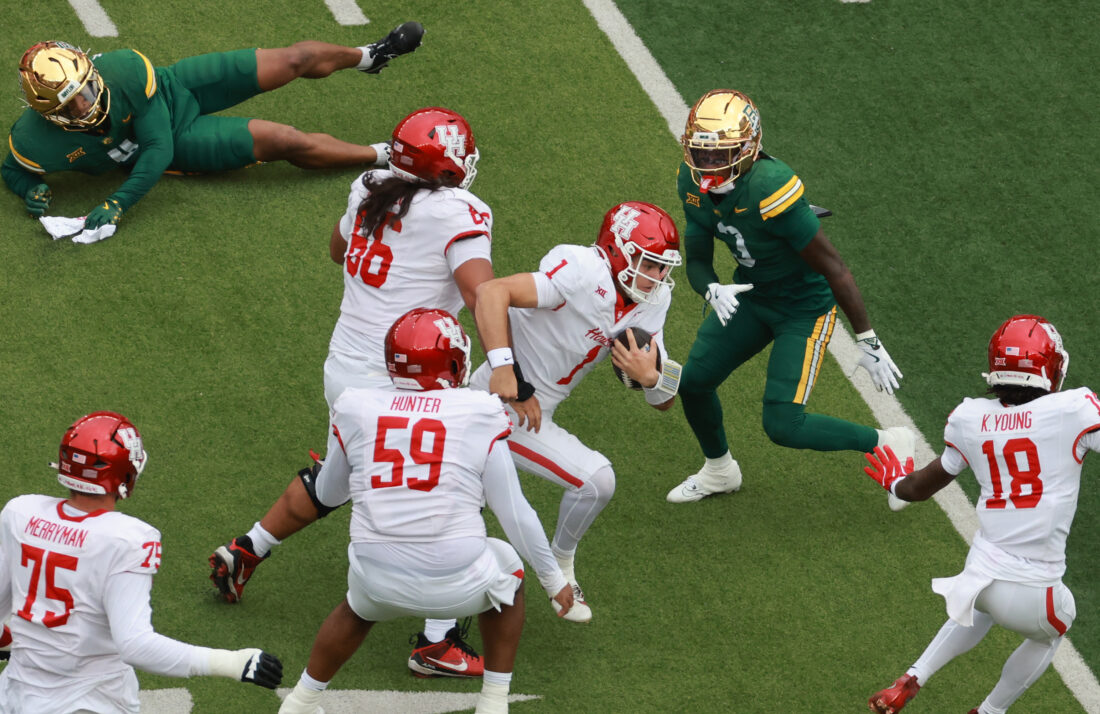 Houston wraps up 9-win regular season with 31-24 win at Baylor